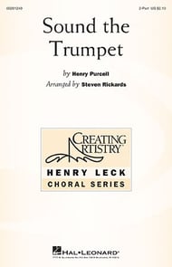 Sound the Trumpet SA choral sheet music cover Thumbnail